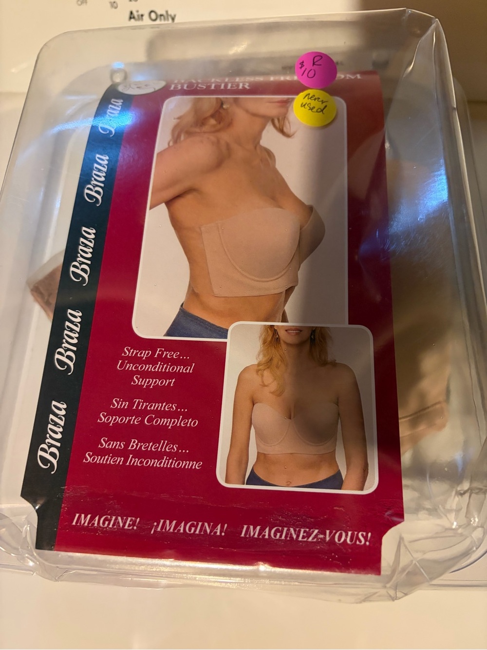 Strapless Nude Bustier Bra by Braza - Smooth Support
